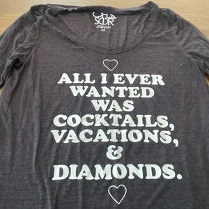 Chaser brand graphic long sleeve tshirt